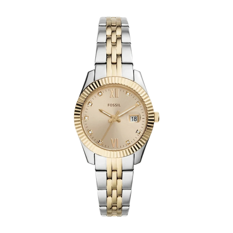 Scarlette 33mm Three-Hand Date Two-Tone Stainless Steel
