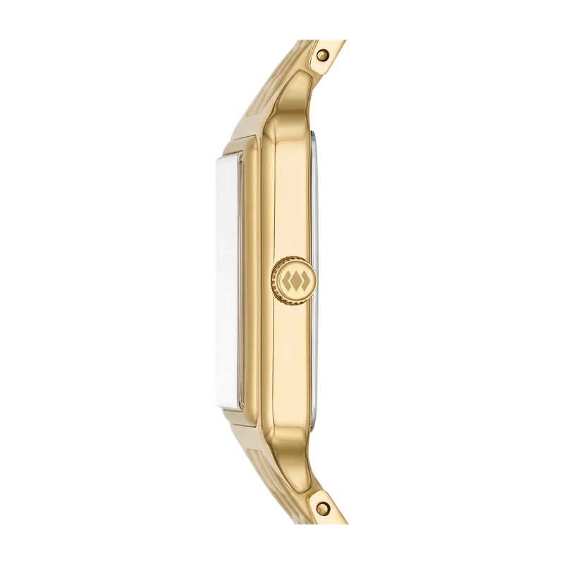 Raquel 23mm Three-Hand Date Gold-Tone Stainless Steel