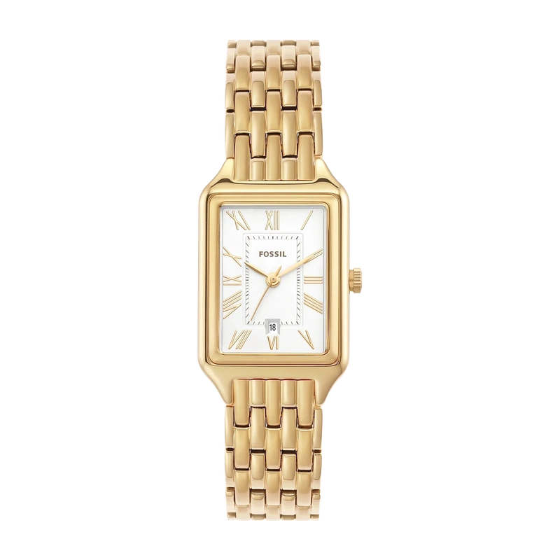 Raquel 23mm Three-Hand Date Gold-Tone Stainless Steel