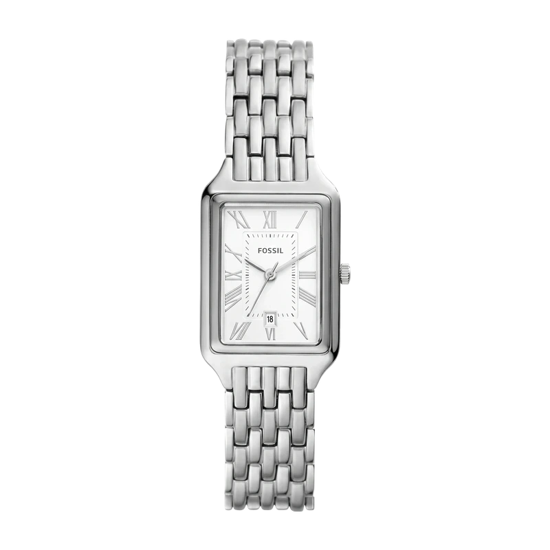Raquel 23mm Three-Hand Date Stainless Steel