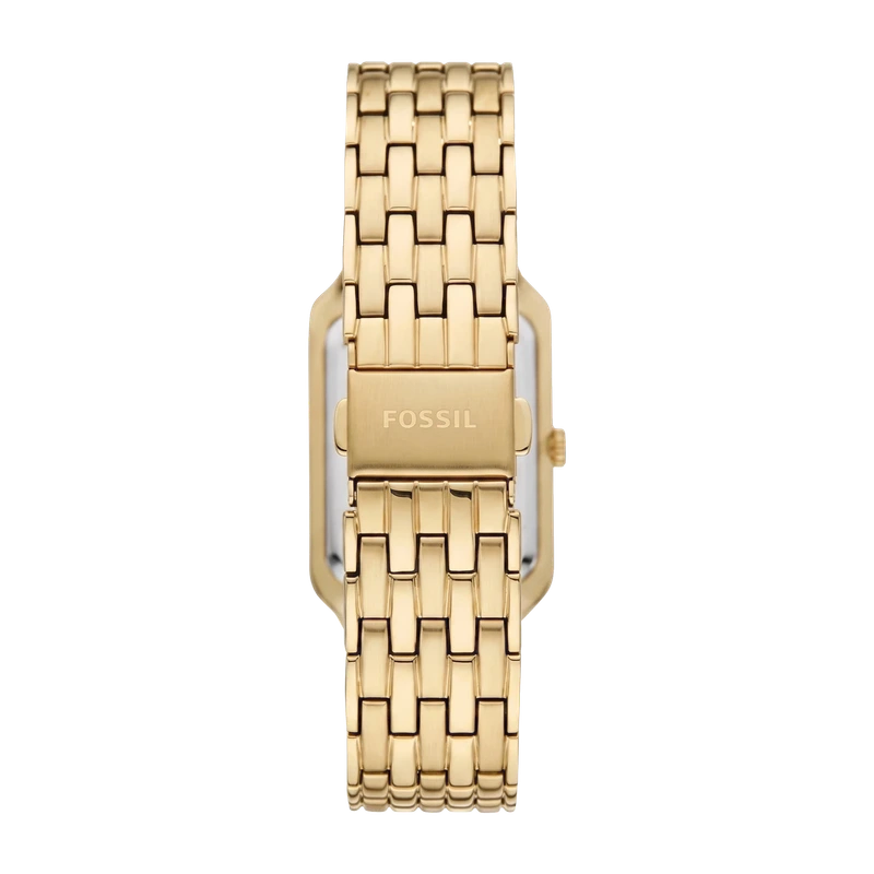 Raquel Three-Hand Date Gold-Tone Stainless Steel