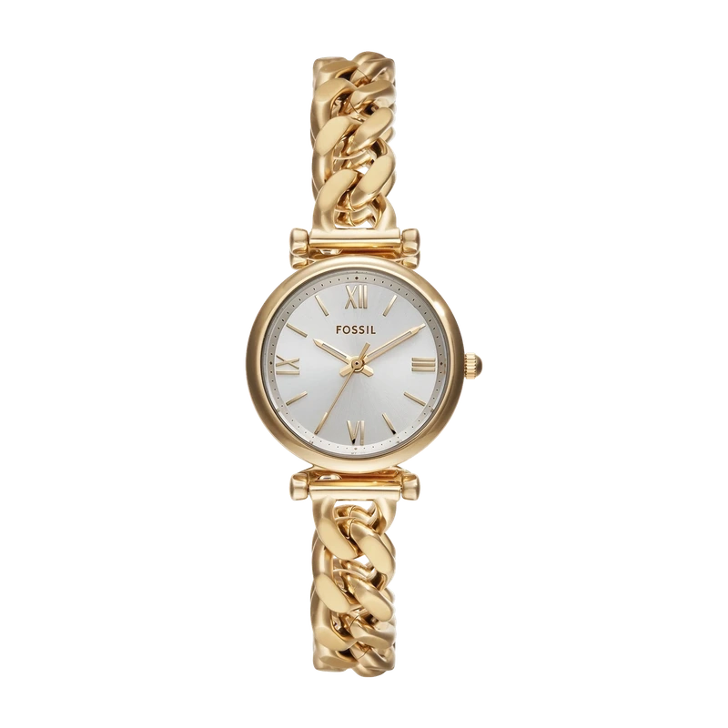 Carlie Three-Hand Gold-Tone Stainless Steel Watch 28mm