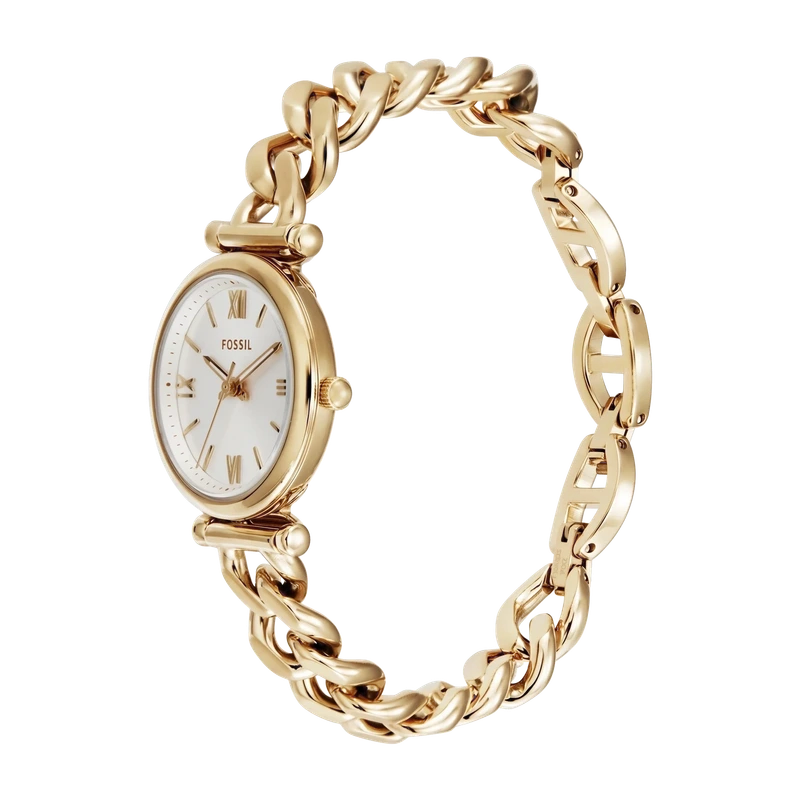 Carlie Three-Hand Gold-Tone Stainless Steel Watch 28mm