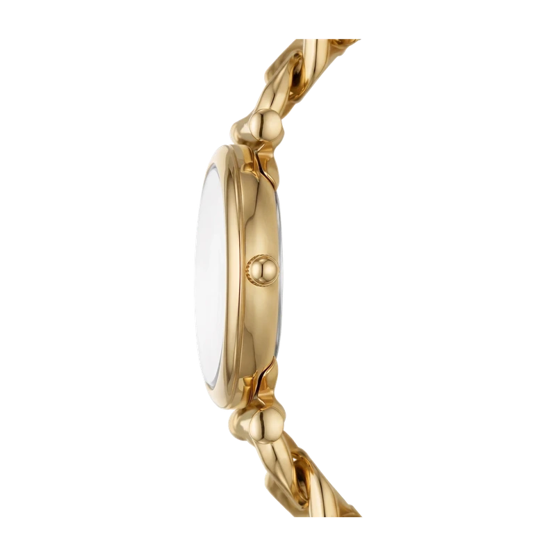 Carlie Three-Hand Gold-Tone Stainless Steel Watch 28mm