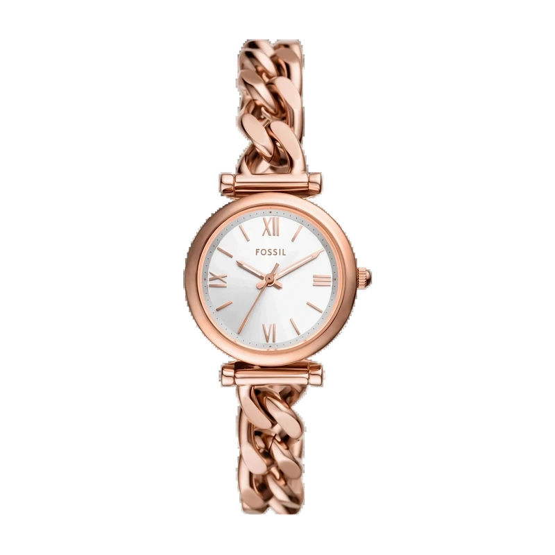 Carlie Mini 28mm Three-Hand Rose Gold-Tone Stainless Steel