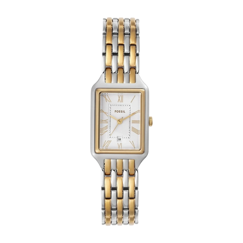 Raquel 23mm Three-Hand Date Two-Tone Stainless Steel