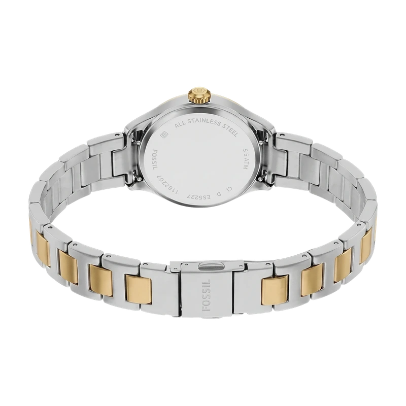 Gilmore 28mm Three-Hand Two-Tone Stainless Steel