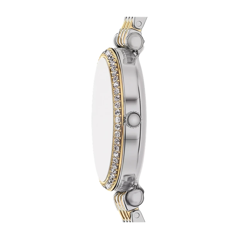 Carlie Mini Three-Hand Two-Tone Stainless Steel