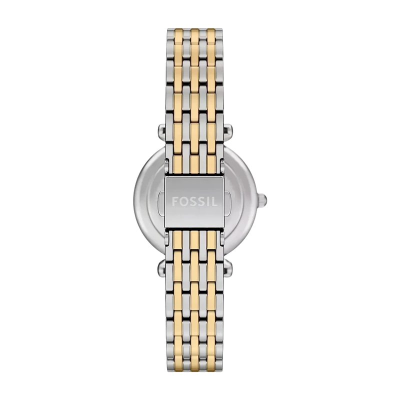 Carlie Mini Three-Hand Two-Tone Stainless Steel