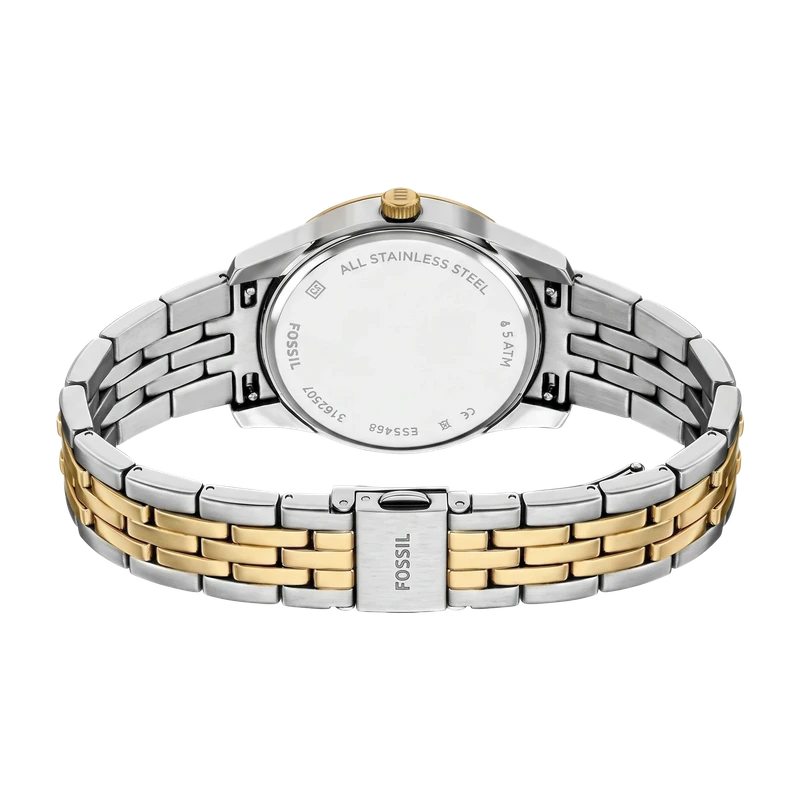Scarlette 34mm Three-Hand Day-Date Two-Tone Stainless Steel
