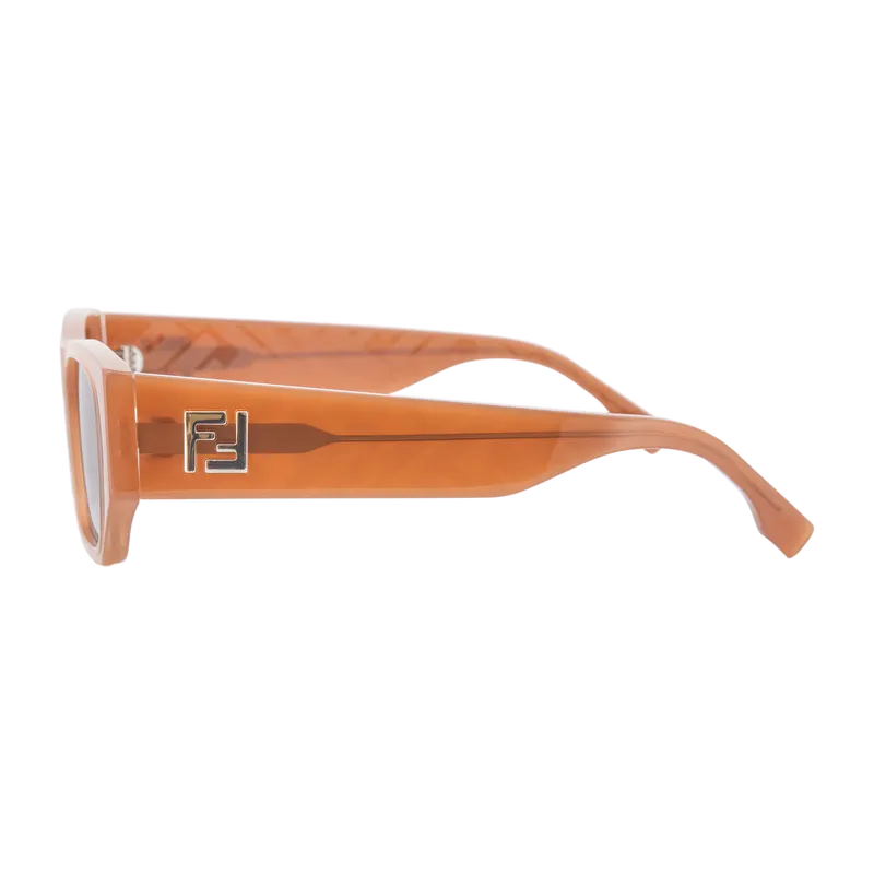 FF Squared Rectangle Sunglasses Brown