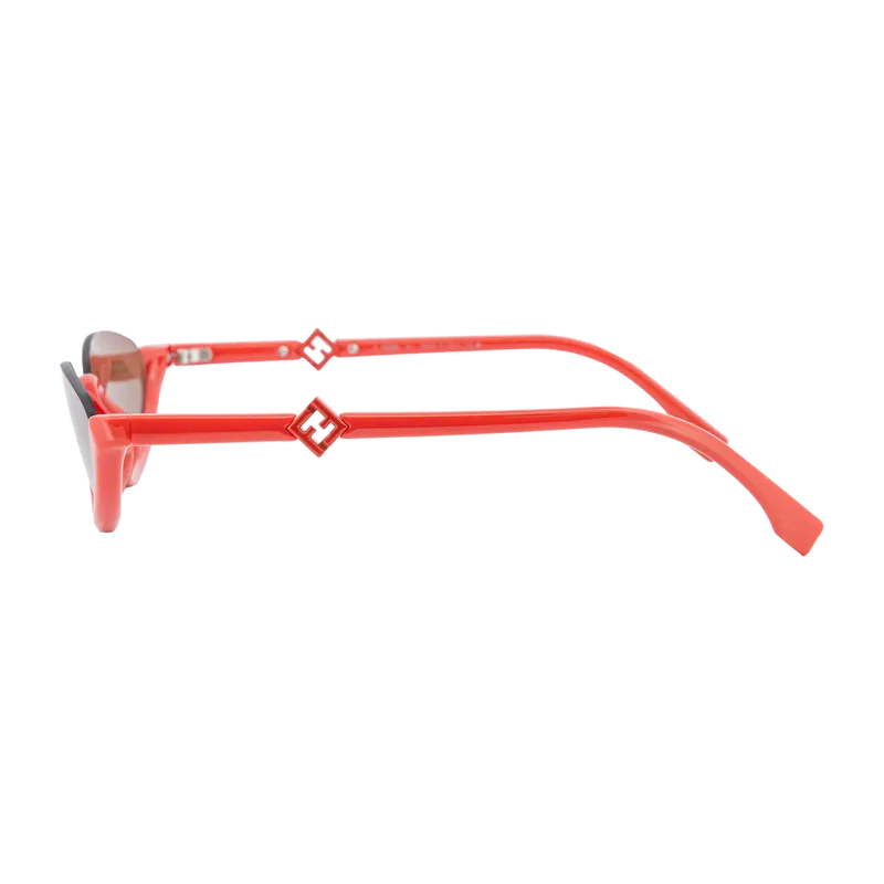FF Diamonds Cat Eye Sunglasses Red