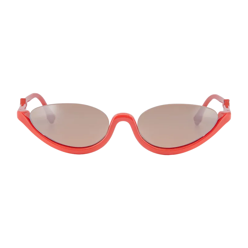 FF Diamonds Cat Eye Sunglasses Red