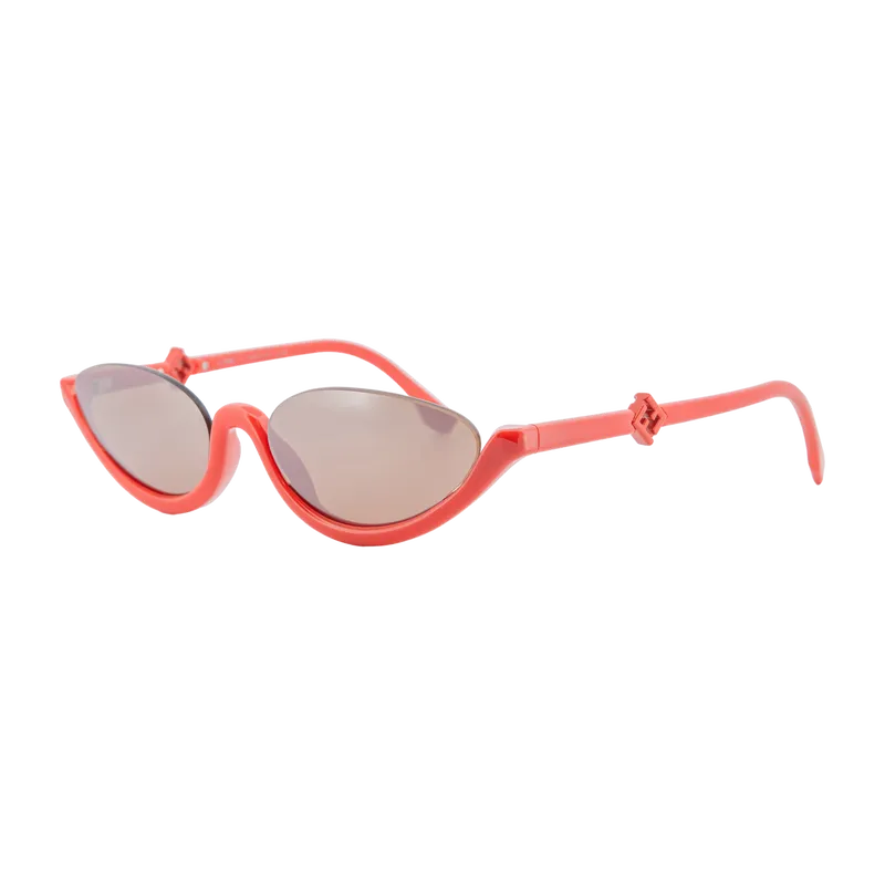 FF Diamonds Cat Eye Sunglasses Red