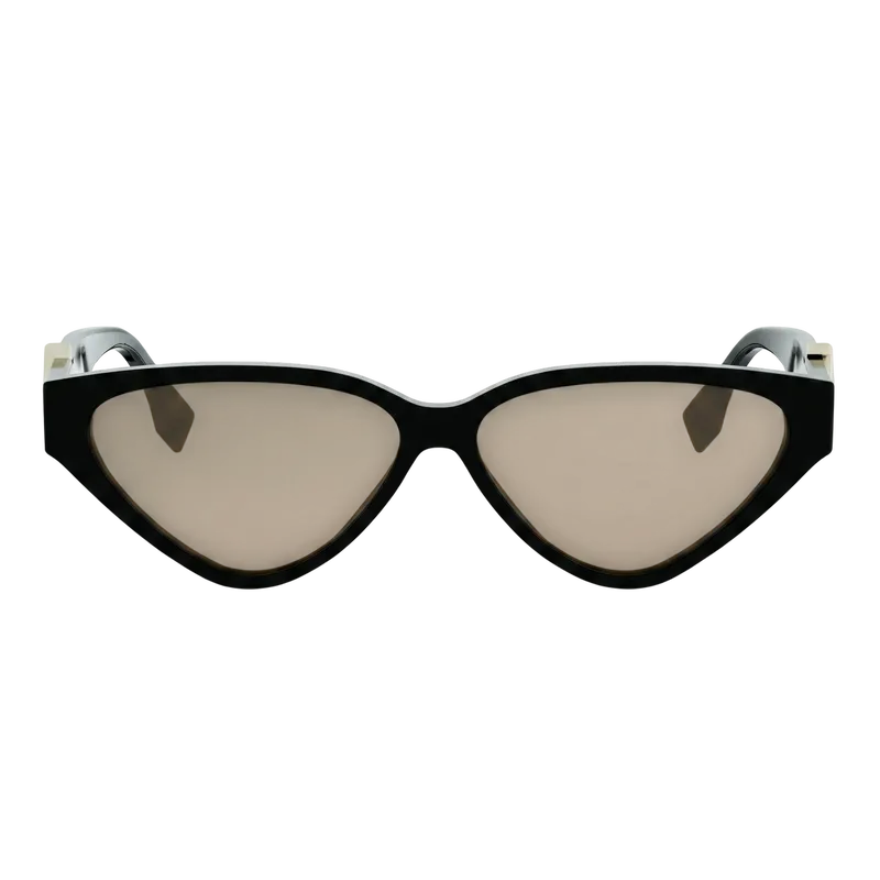 FF Diamonds Cat Eye Sunglasses Black