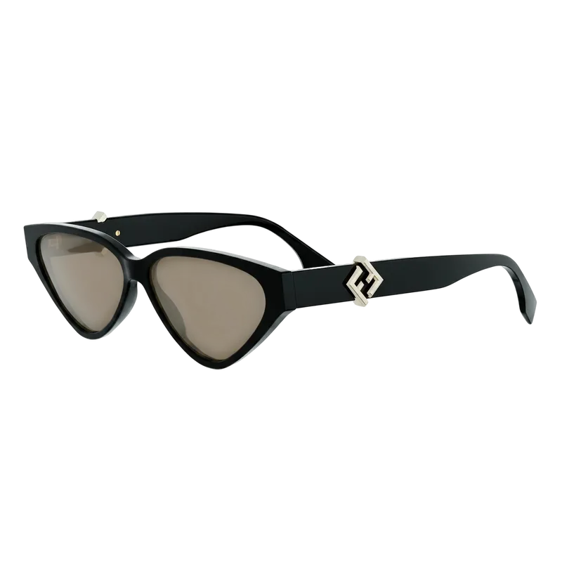 FF Diamonds Cat Eye Sunglasses Black