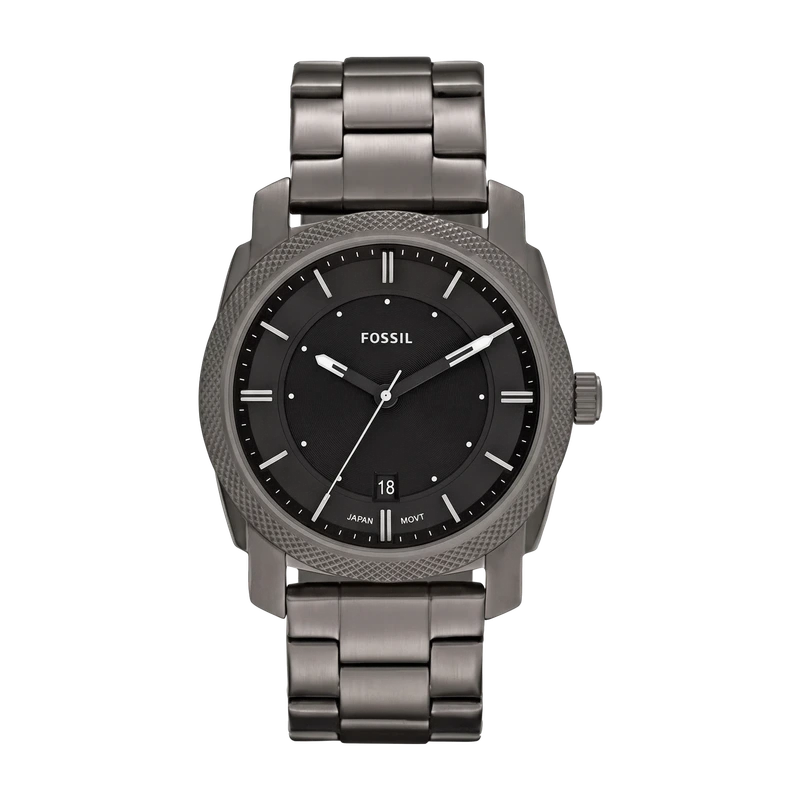Machine 42mm Smoke Stainless Steel Watch Gray