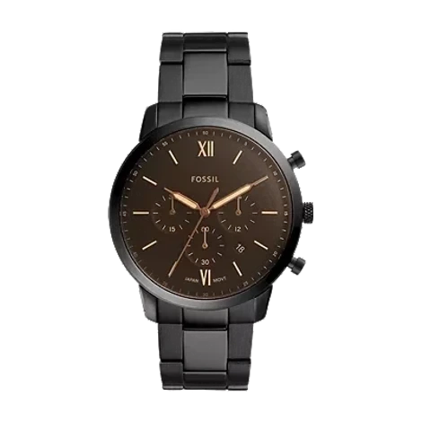 Neutra Chronograph Black Stainless Steel Watch