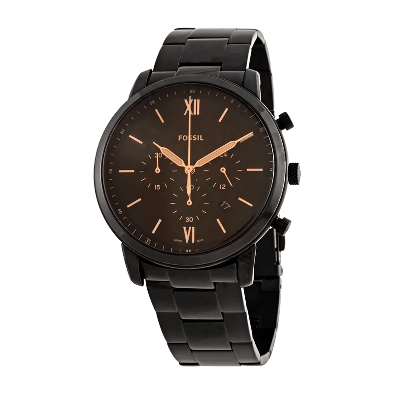 Neutra Chronograph Black Stainless Steel Watch