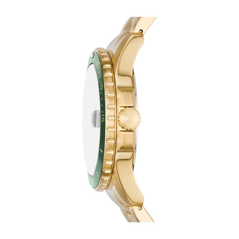 Blue Dive 42mm Three-Hand Date Gold-Tone Stainless Steel