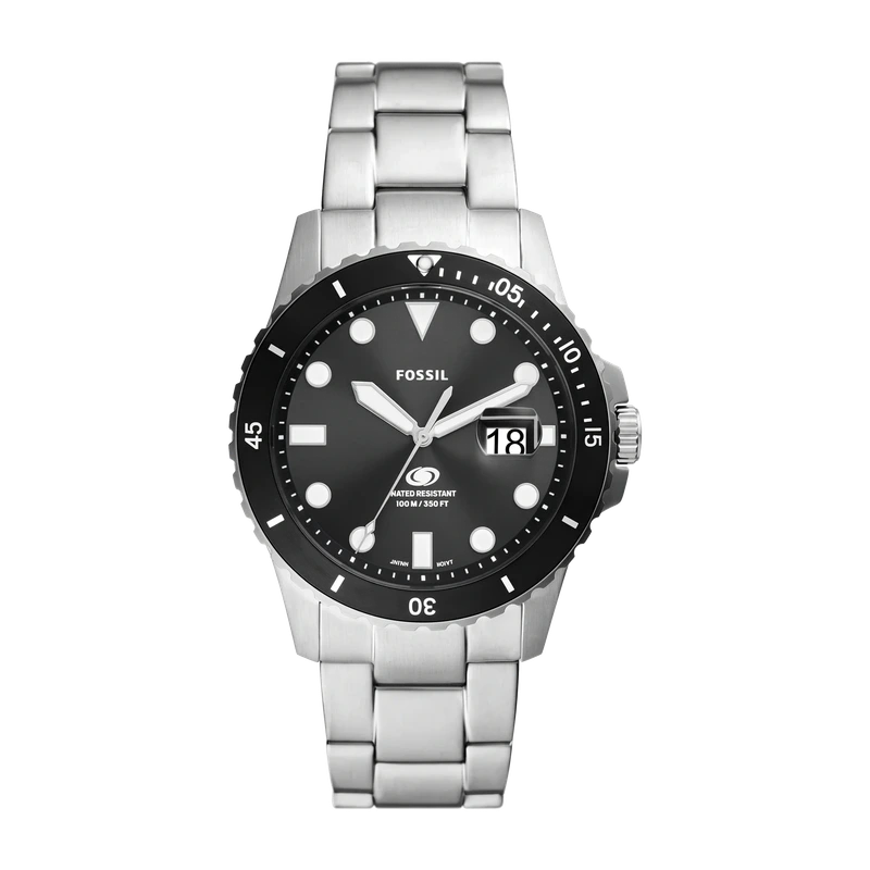 Blue Dive 42mm Three-Hand Date Stainless Steel