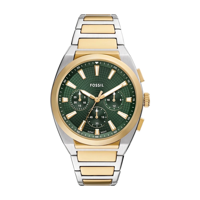 Everett 44mm Chronograph Two-Tone Stainless Steel