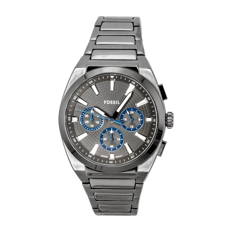 Everett 44mm Chronograph Smoke Stainless Steel