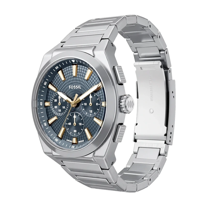 Everett 44mm Chronograph Stainless Steel