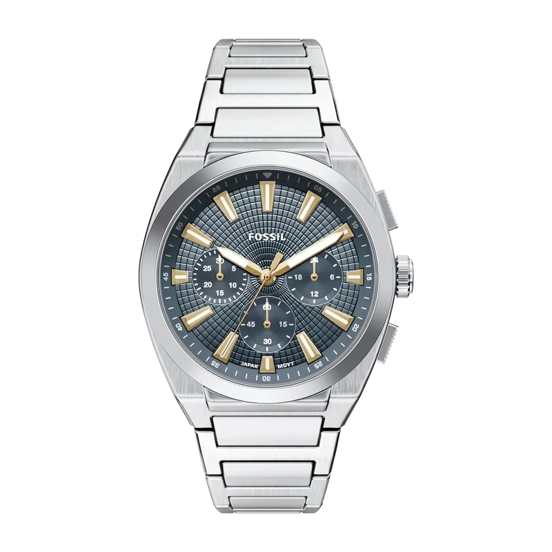 Everett 44mm Chronograph Stainless Steel