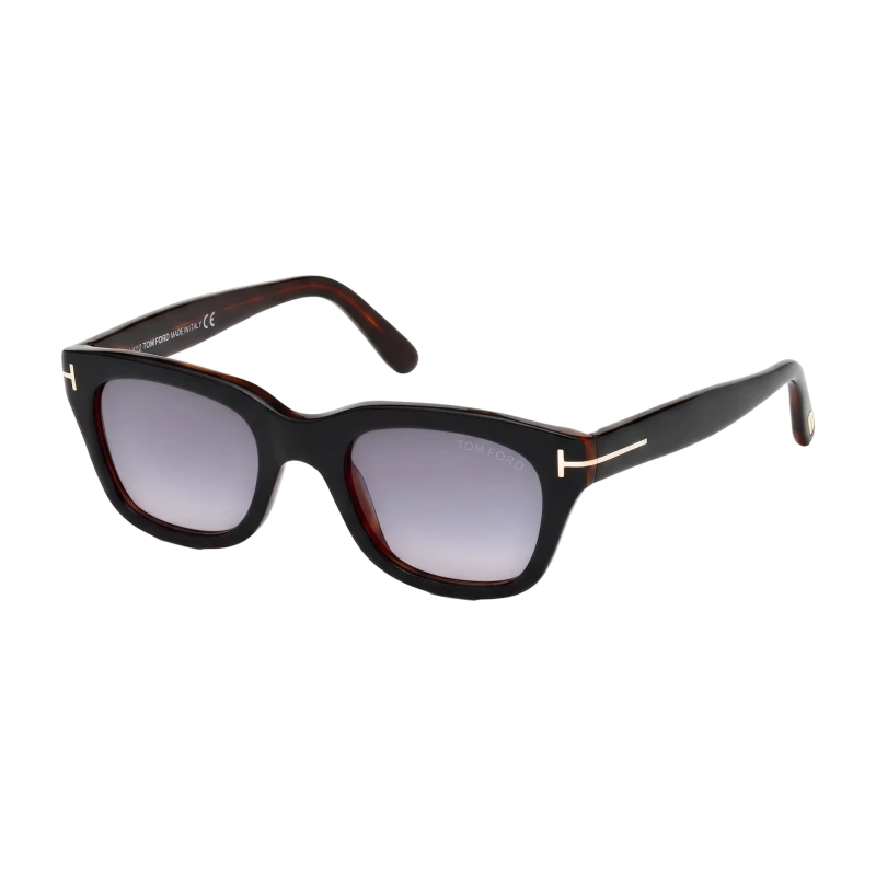Snowdon Sunglasses Black Grey Lens