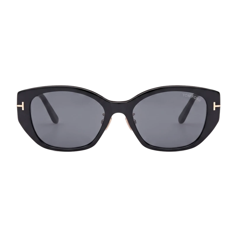 Butterfly Sunglasses Black Graduated Brown Lens