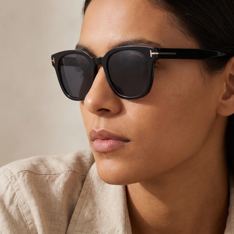Square Sunglasses Black FT1241-K