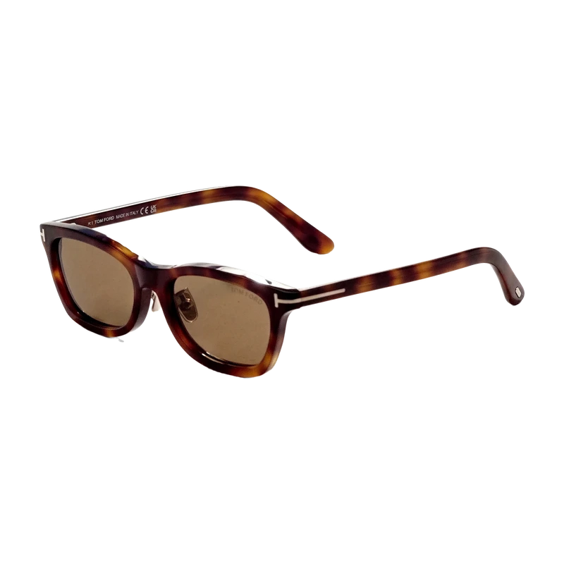 Rectangular Sunglasses Blonde Havana