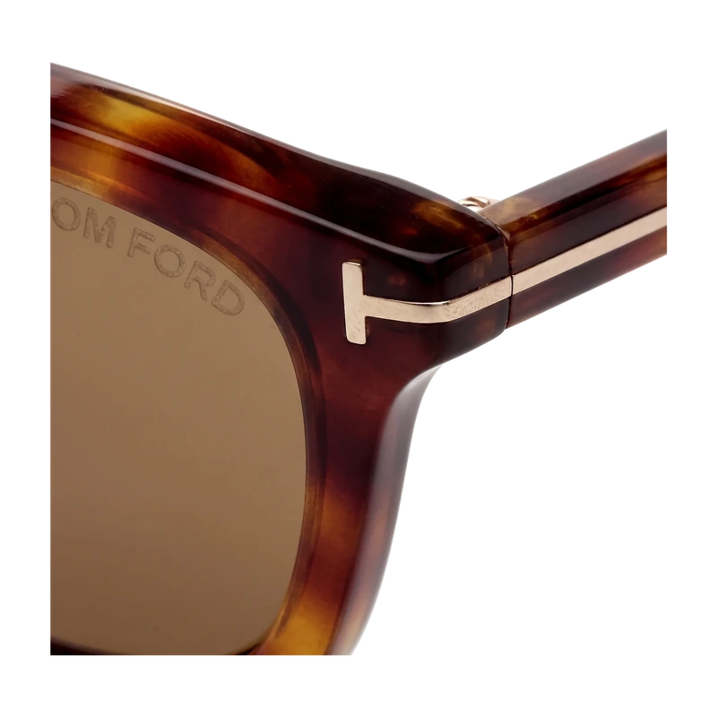 Rectangular Sunglasses Blonde Havana