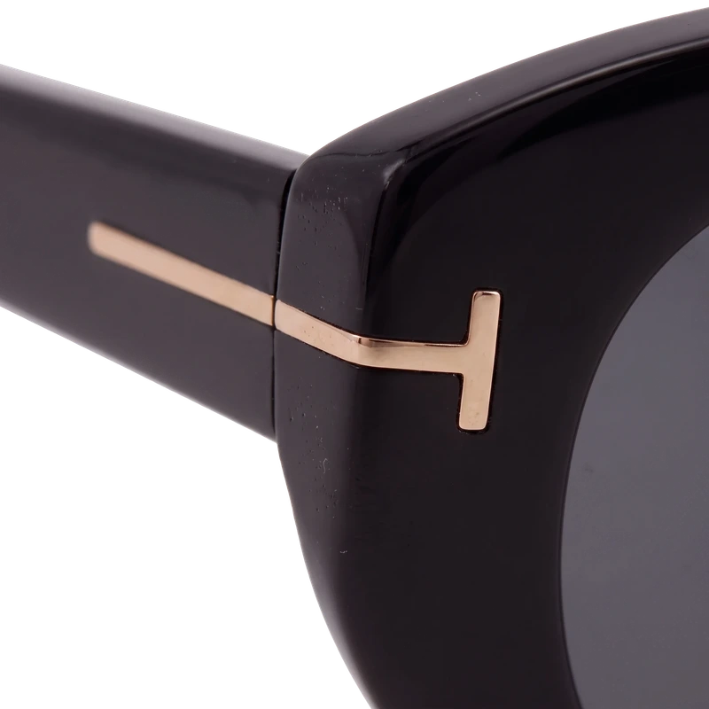 Oval Sunglasses Black FT1292-K