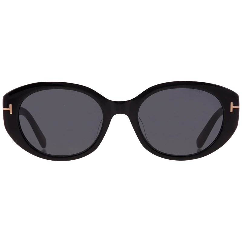 Oval Sunglasses Black FT1292-K