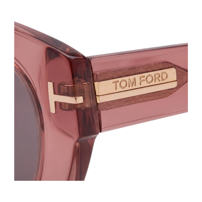 Oval Sunglasses Dark Brown