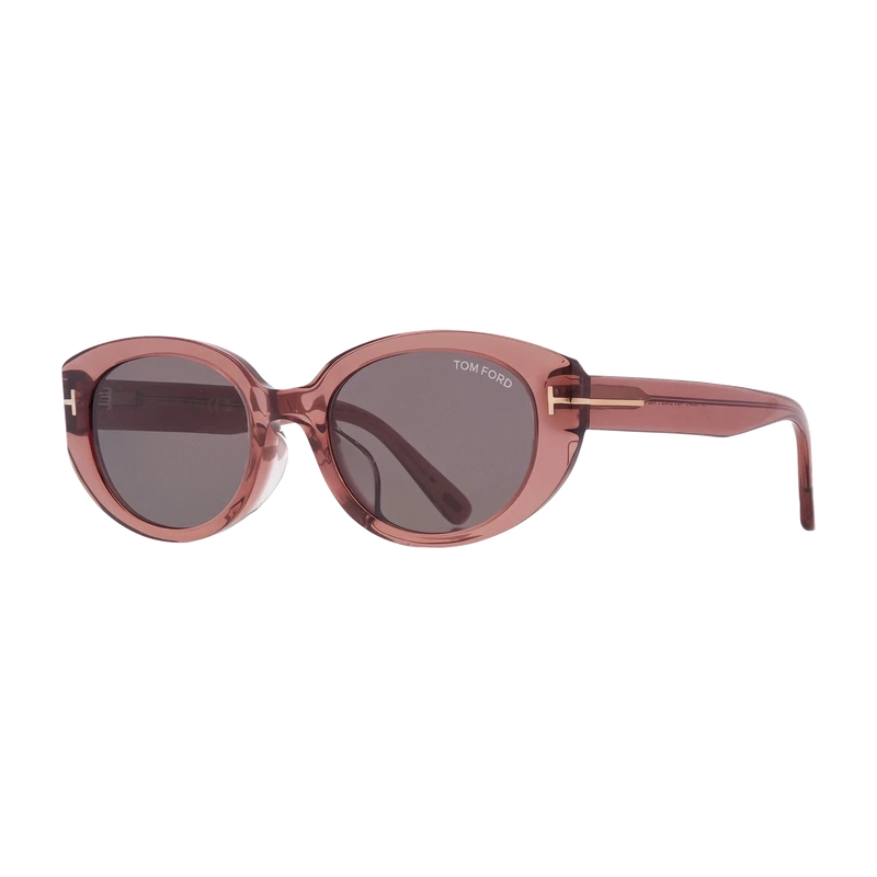 Oval Sunglasses Dark Brown
