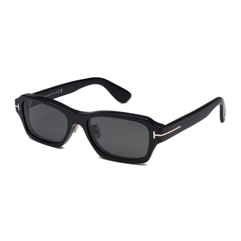 Rectangular Alt Fit Sunglasses Black