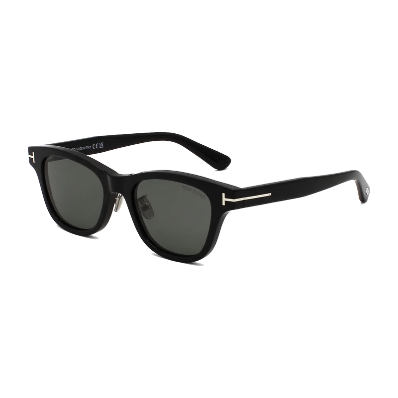 Square Sunglasses Black Grey Lens FT1353-D