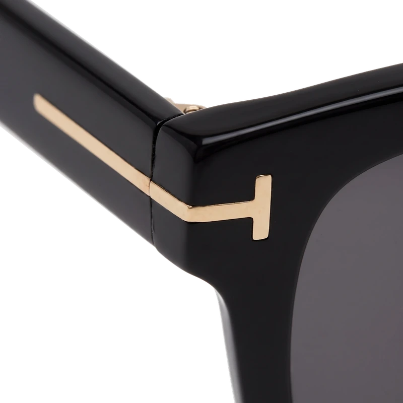 Square Sunglasses Dark Brown Brown Lens