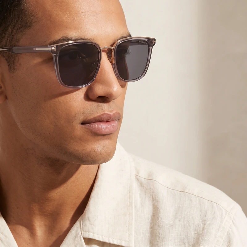 Square Sunglasses Grey FT1383-K