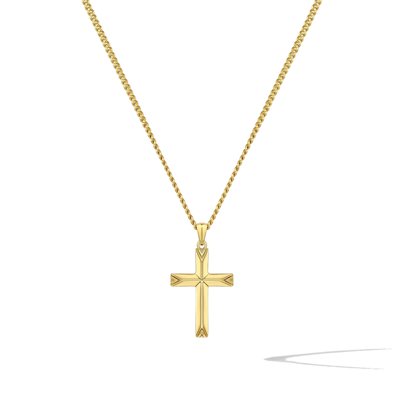 Cross Pendant - 14K Gold