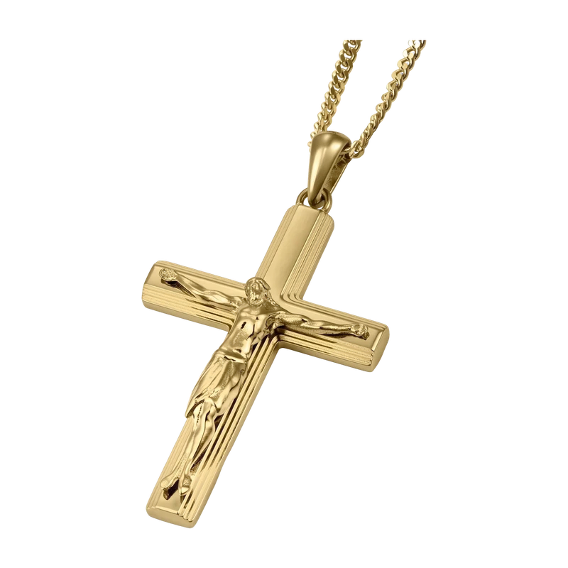 Crucifix Pendant - 14K Gold