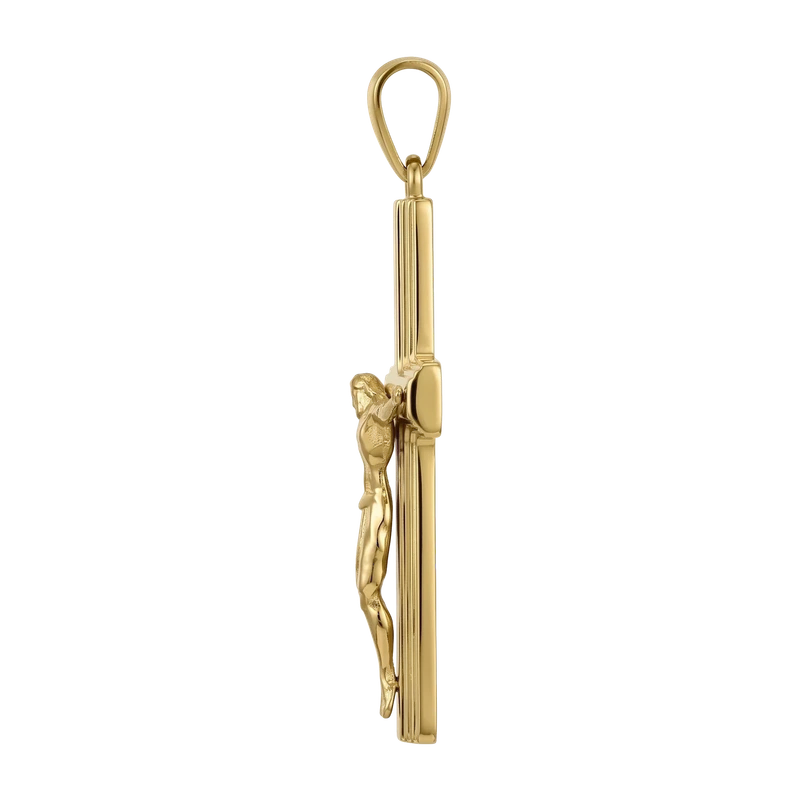 Crucifix Pendant - 14K Gold