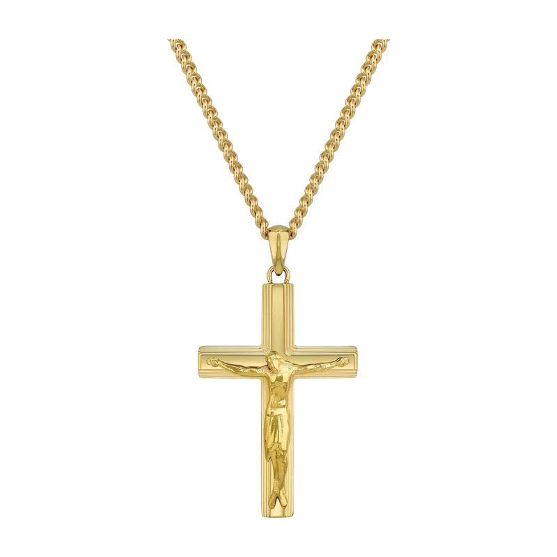 Crucifix Pendant - 14K Gold