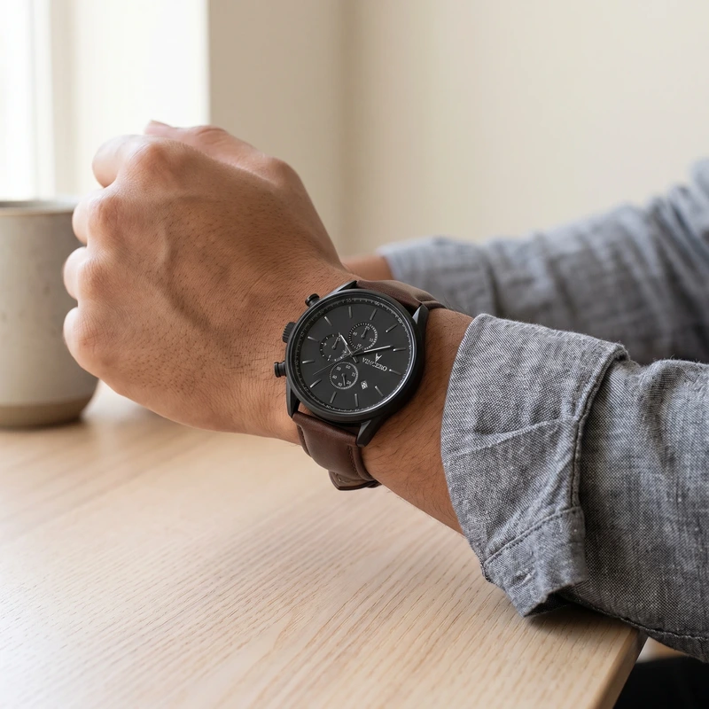 The Chrono S2 - Gunmetal/Walnut