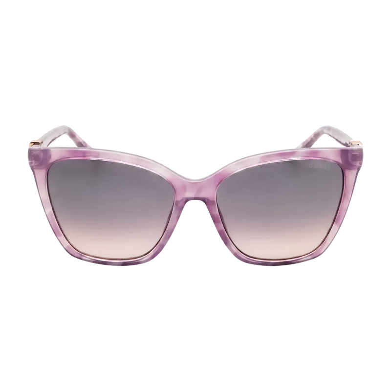 Square Sunglasses Lilac Havana