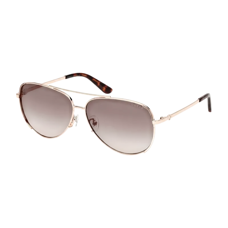 Aviator Sunglasses Rose Gold Brown