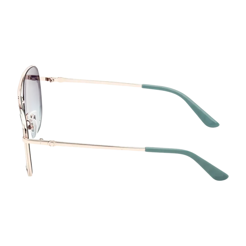 Aviator Sunglasses Gold Blue